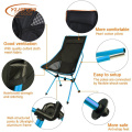 Factory Dropshiping most comfortable camping chair with pillow high back ultralight camping chair